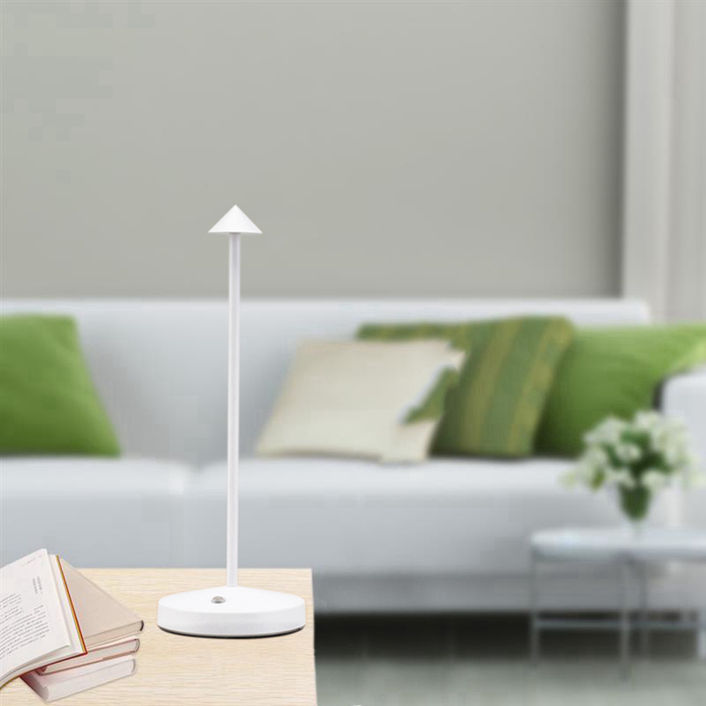 Lampada da Tavolo Led Ricaricabile 1800MAh Lampada da Tavolo Regolazione Touch Moderna per2601 - Foto 9 di 11