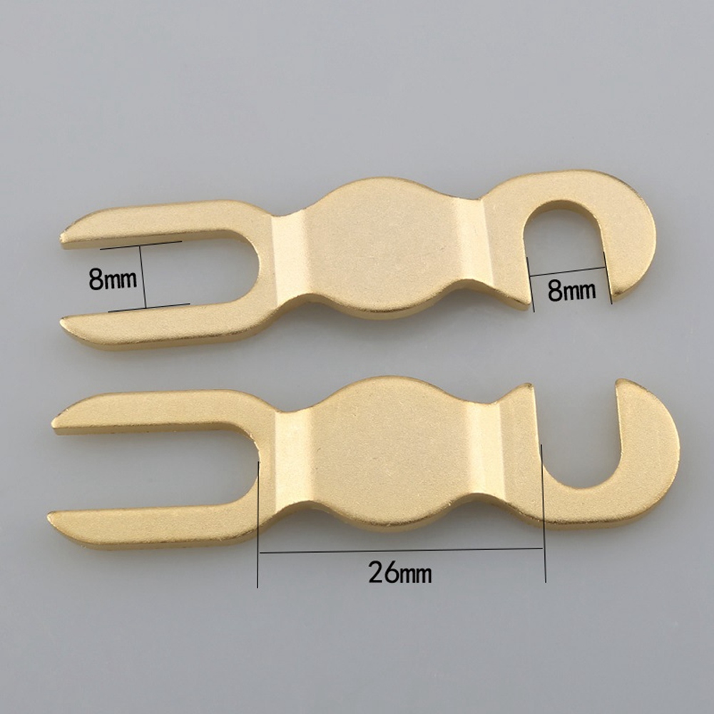 Cavo altoparlante audio HiFi collegamento post bridge 5N KTV altoparlante jumper U fork7145 - Foto 12 di 12