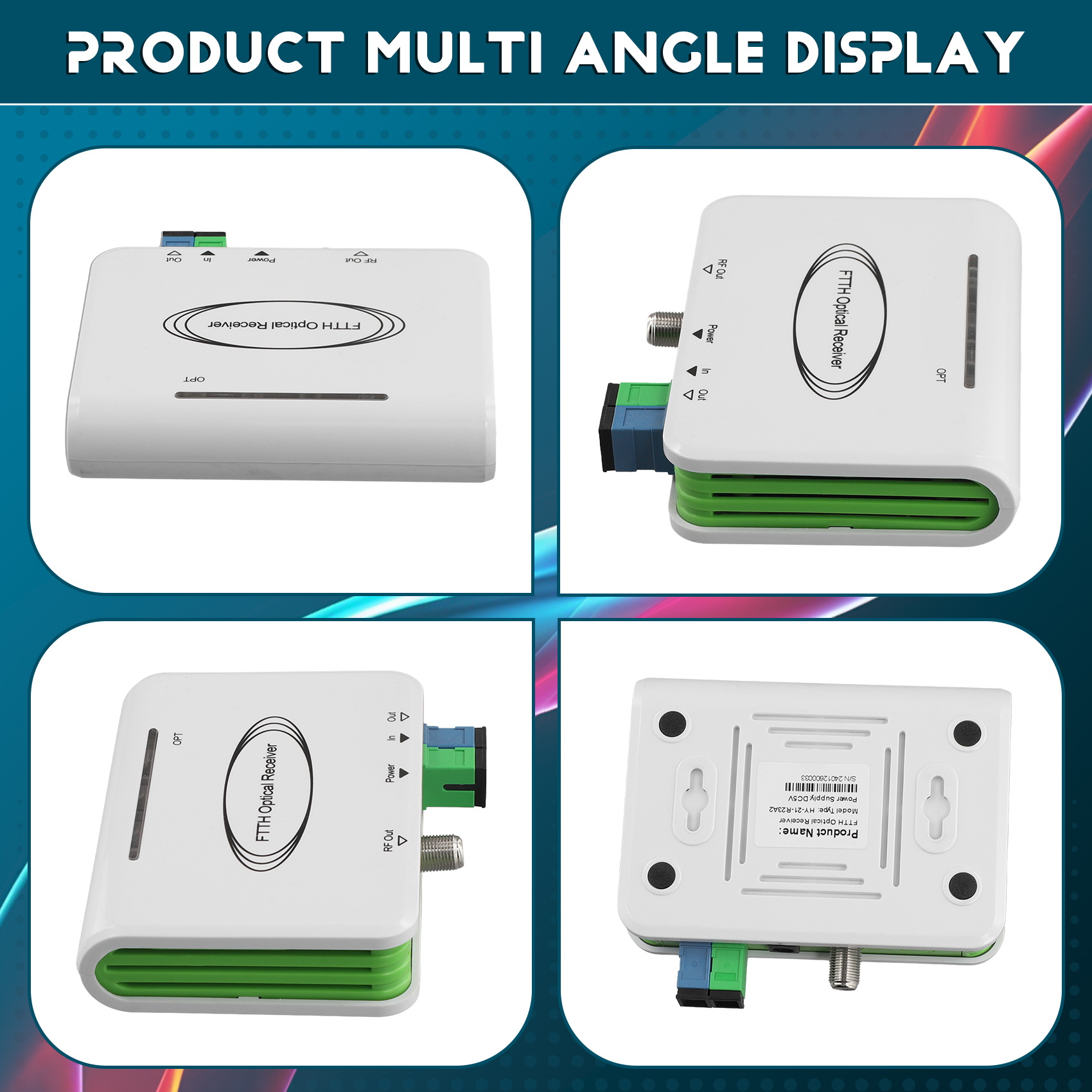 CATV System ONU FTTH Optical WDM Receiver Optical Node Active Tripl8751