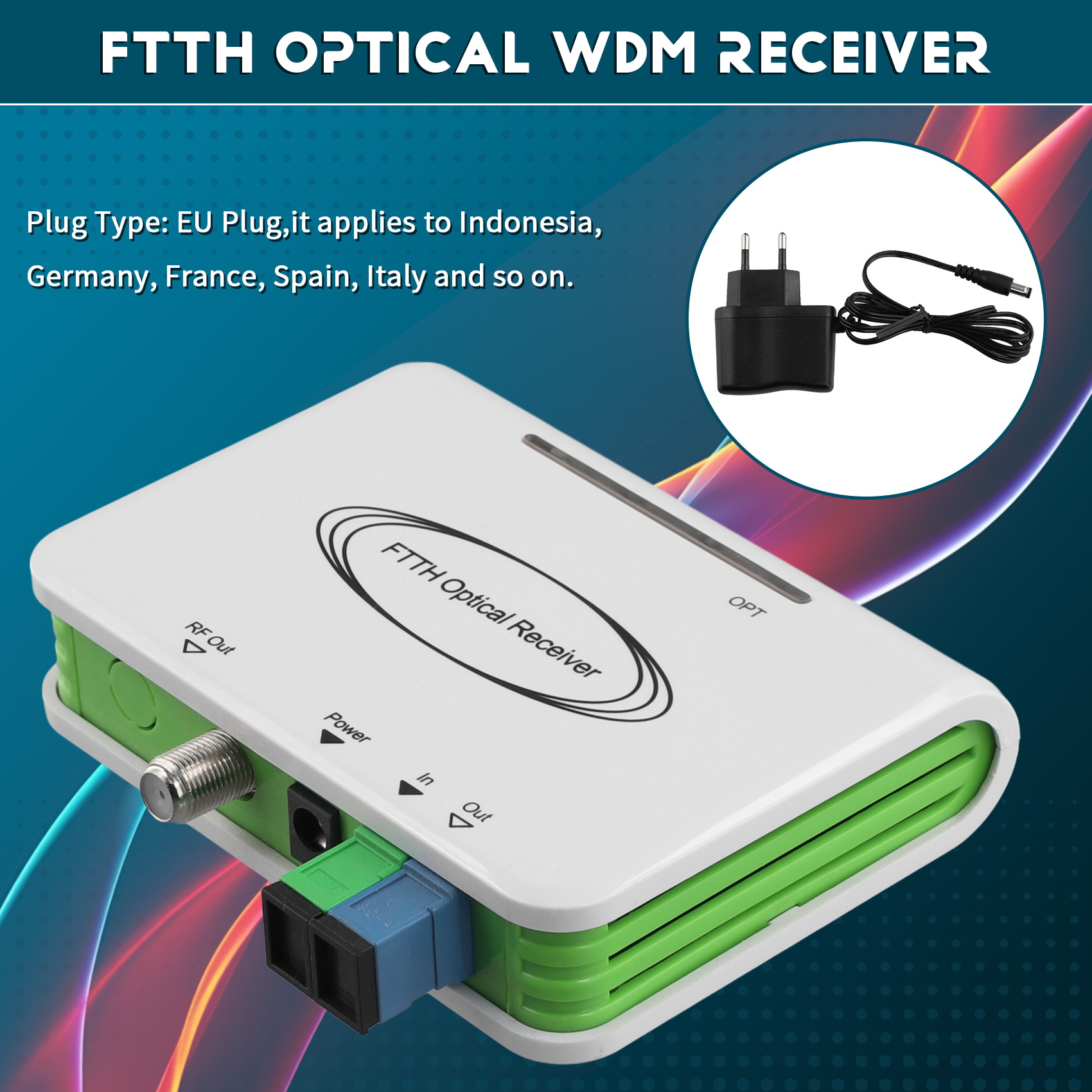 CATV System ONU FTTH Optical WDM Receiver Optical Node Active Tripl8751