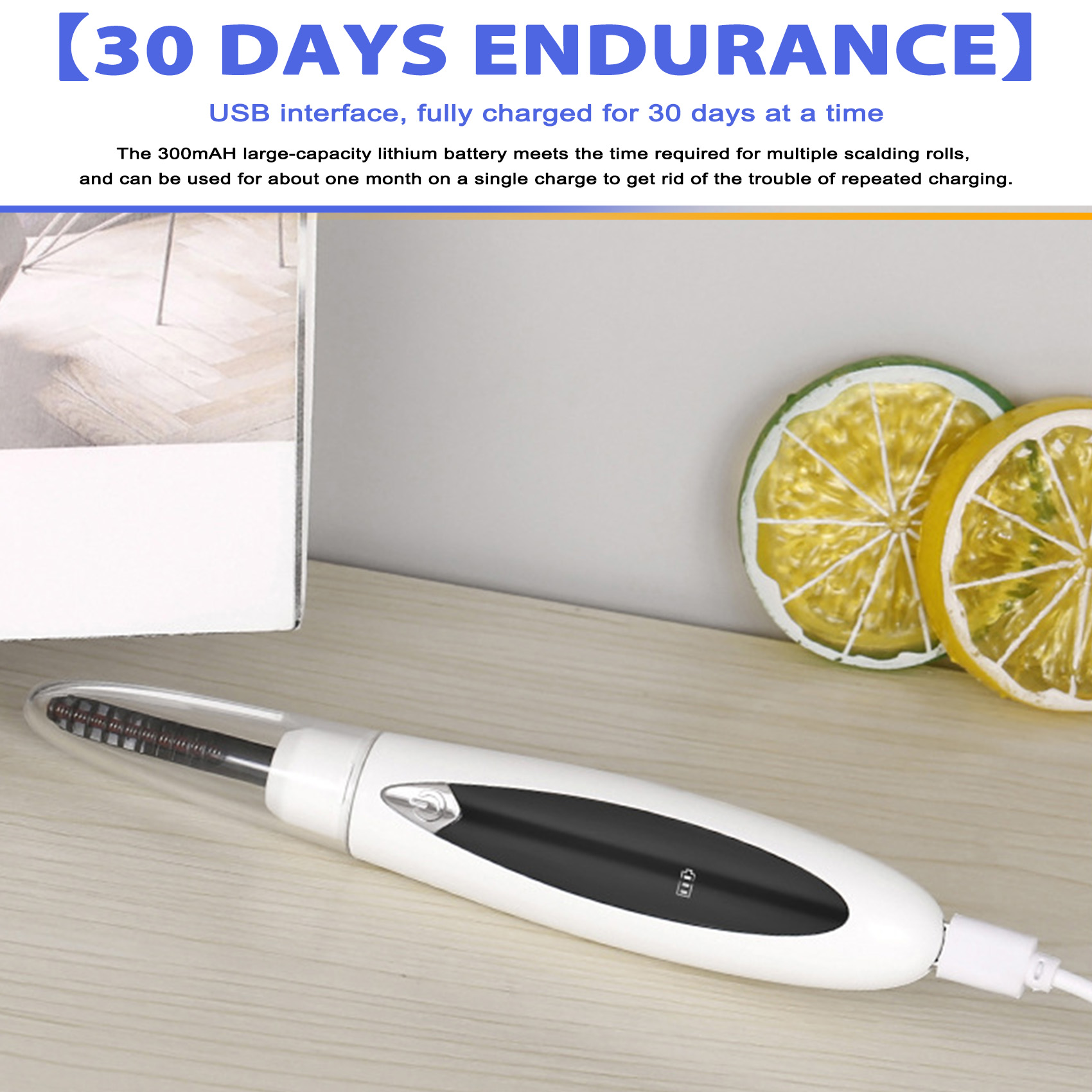 Elektrisch beheizte Wimpernzange USB Ladung Make-up Locken Kit Langanhaltend2305 - Bild 10 von 15