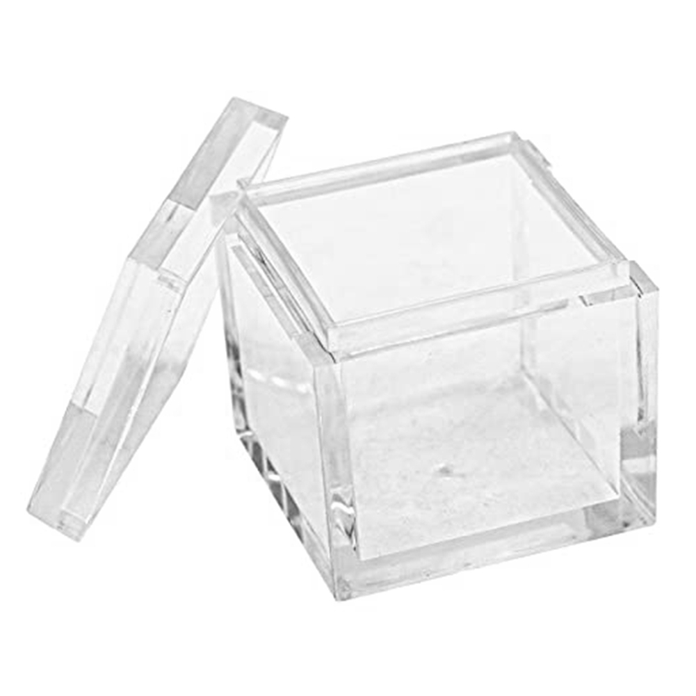 10Pcs Acrylic Box Trays for Elements Cubes Clear Case Periodic Table9547