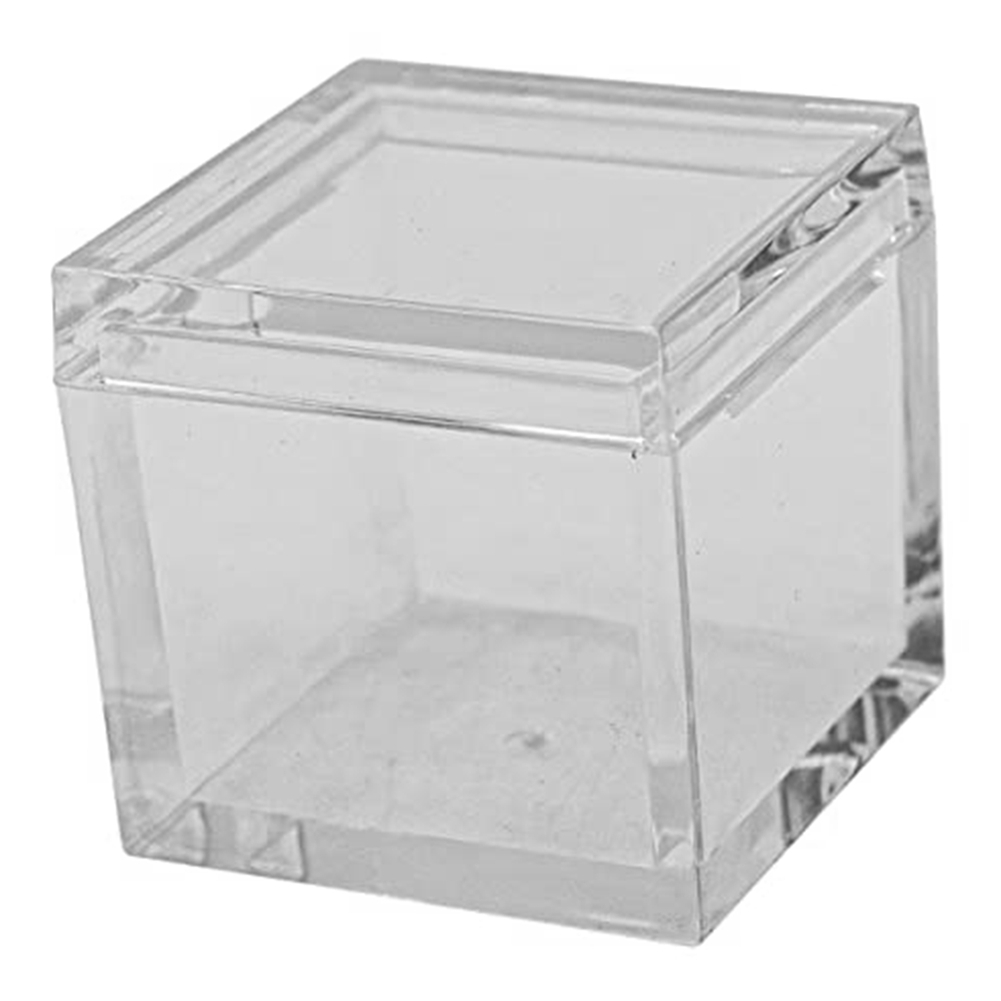 10Pcs Acrylic Box Trays for Elements Cubes Clear Case Periodic Table9547