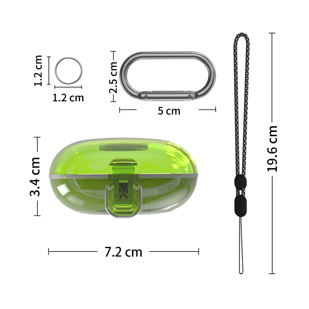 Headphone Holder Case Wireless Earphones TPU Cover with Lanyard Hook Shock4567 - Bild 19 von 37