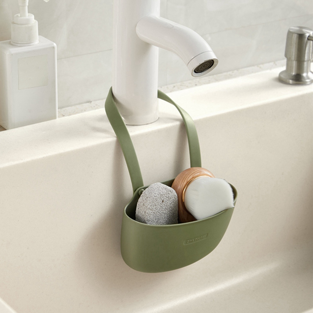 Kitchen Sink Sponges Soap Holder Bathroom Dish Drain Water Basket Storage1610 - Bild 6 von 15