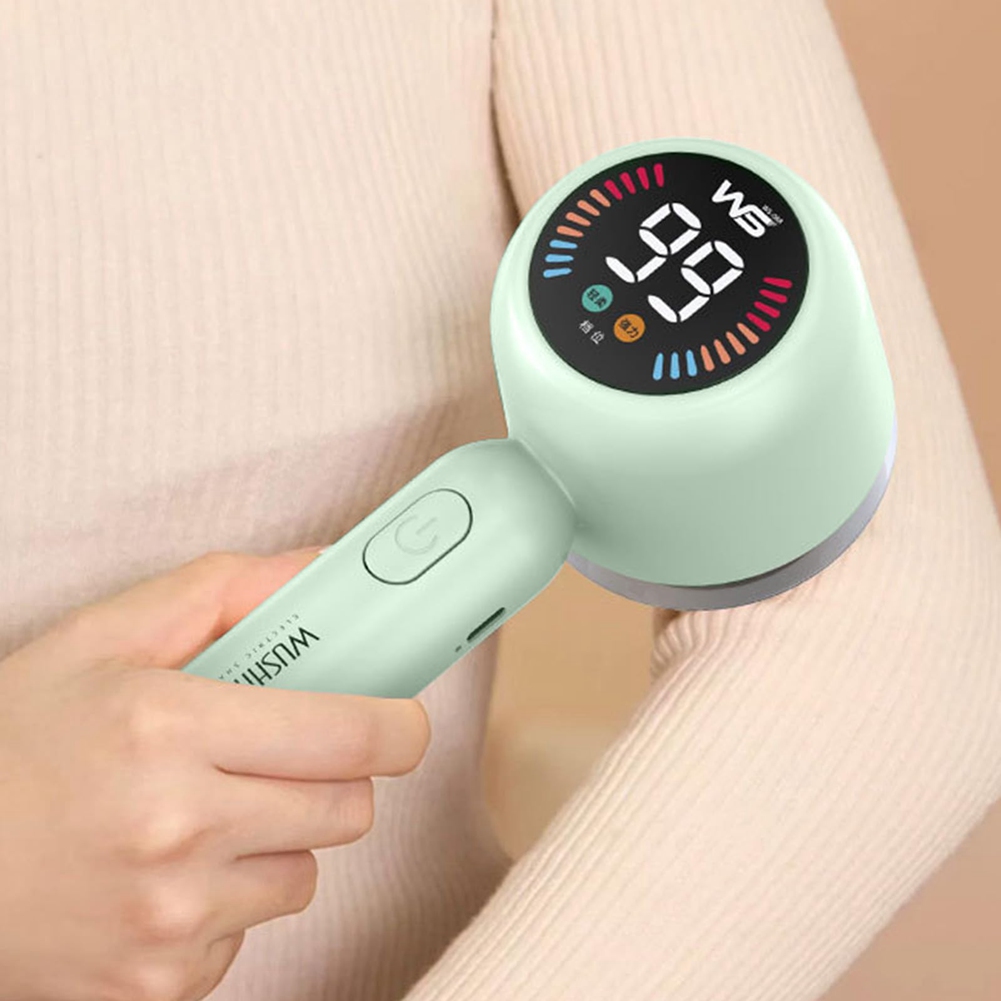 Stoffrasierer Fusselentferner Kleidung Fusselentferner USB Wiederaufladbar LED9873 - Bild 4 von 17