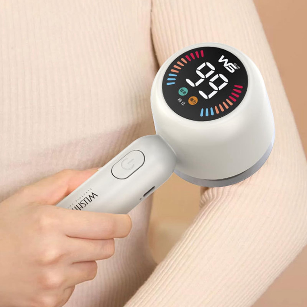 Stoffrasierer Fusselentferner Kleidung Fusselentferner USB Wiederaufladbar LED9873 - Bild 9 von 17