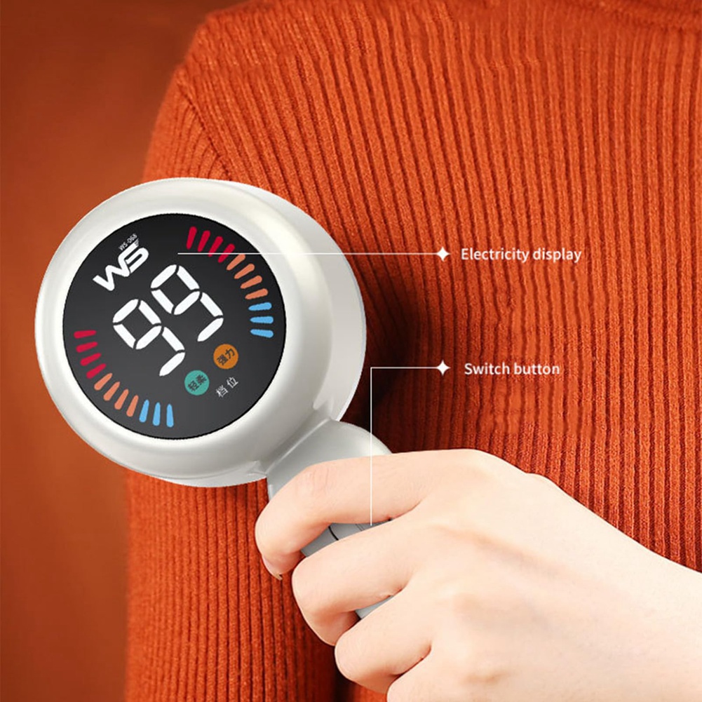 Stoffrasierer Fusselentferner Kleidung Fusselentferner USB Wiederaufladbar LED9873 - Bild 17 von 17