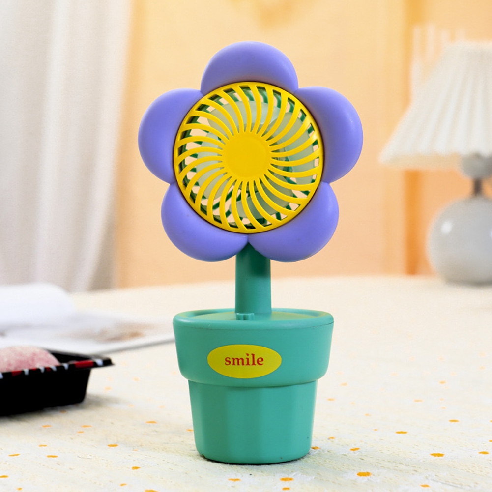 Portable USB Fan Handheld Mini Fan ABS Cute Style for Birthday Gifts Q2L95493 - Foto 10 di 21
