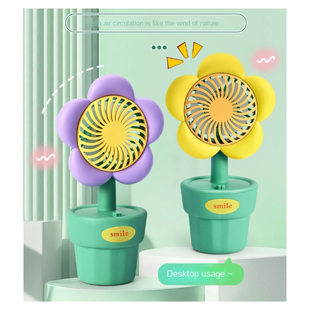 Portable USB Fan Handheld Mini Fan ABS Cute Style for Birthday Gifts Q2L95493 - Foto 6 di 21