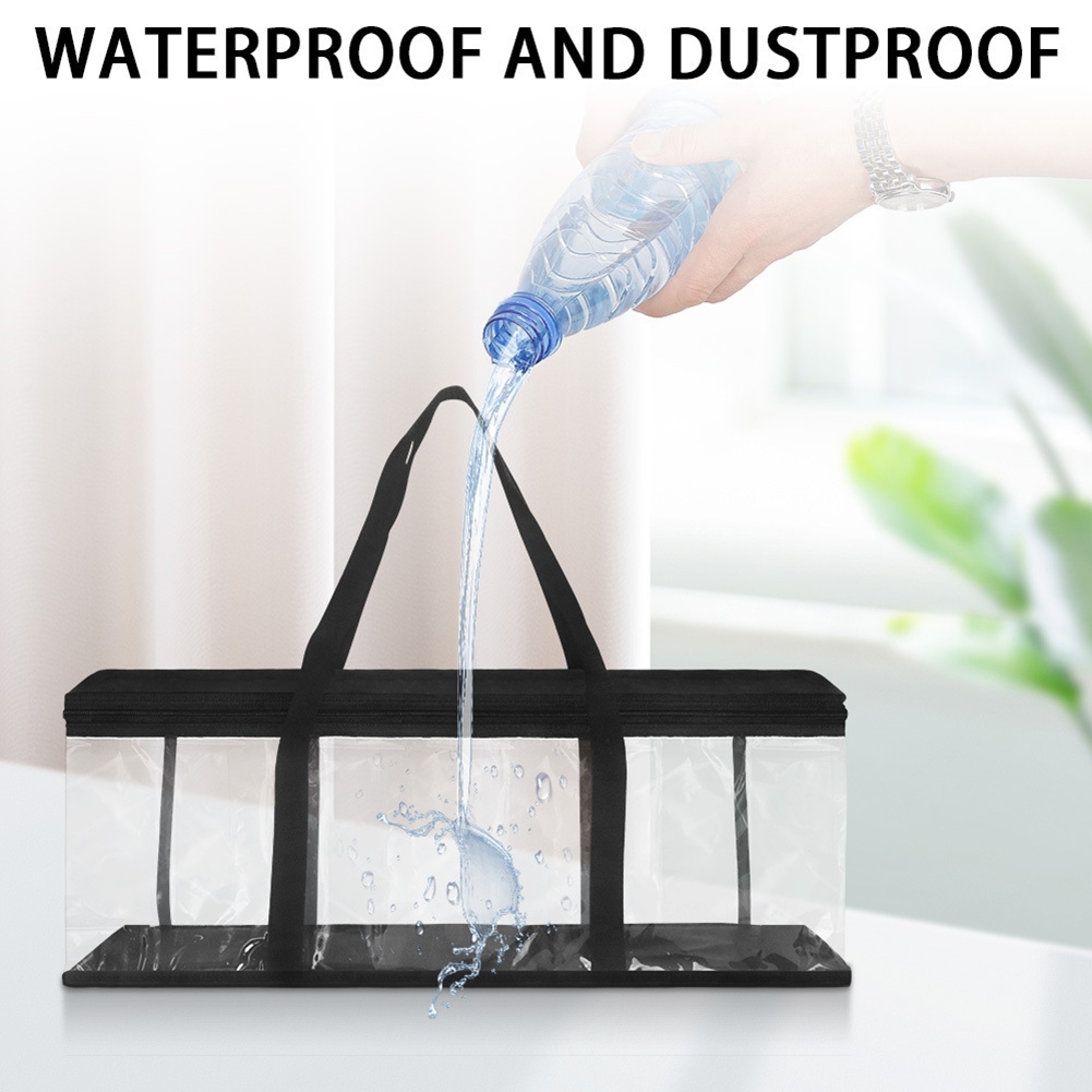 Hut-Organizer mit Tragegriffen, Transparente Hutaufbewahrung, Breite Hut-Au5423 - Produktbild 6