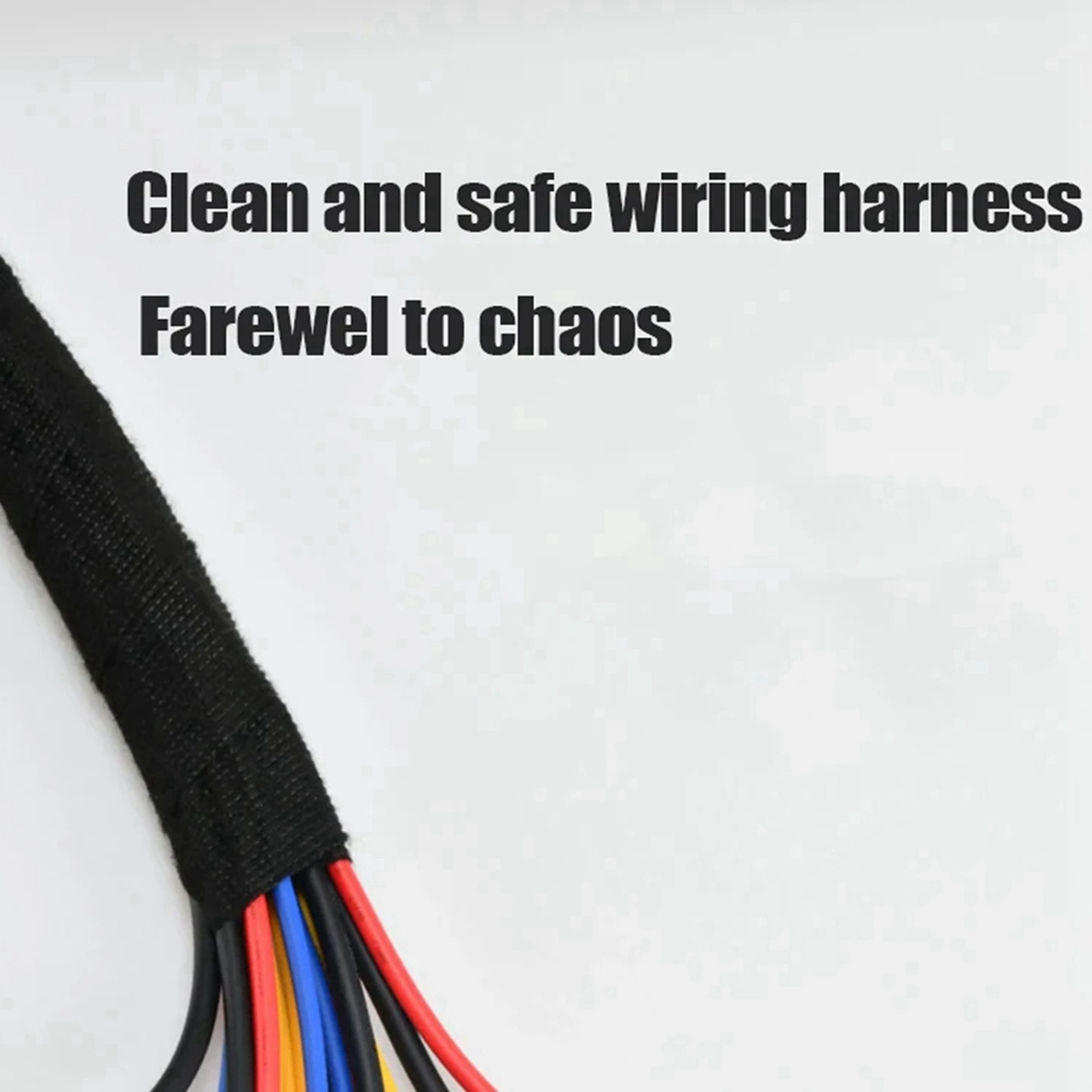 Schwarzes Flanellband Fürs Auto, Flammhemmendes Isolierklebeband, Samt-Kabe8221 - Produktbild 2