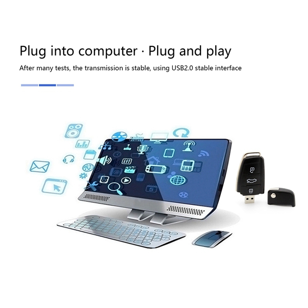 USB Flash Drive Car Key Memory Stick USB Drive USB2.0 Stick for Desktop PC3683