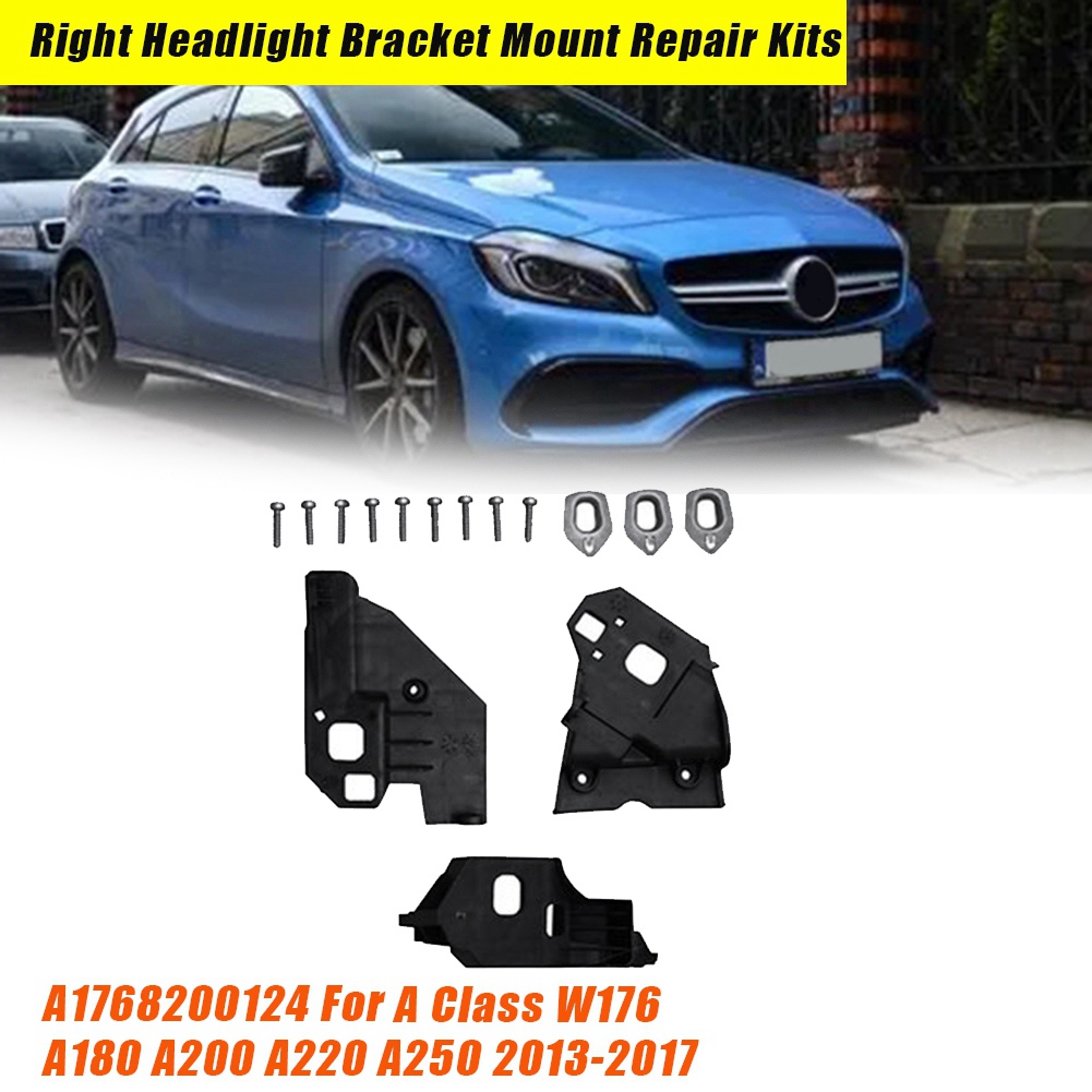 Car Headlight Repair Bracket Kits Fixed Holder Screw for - A7641