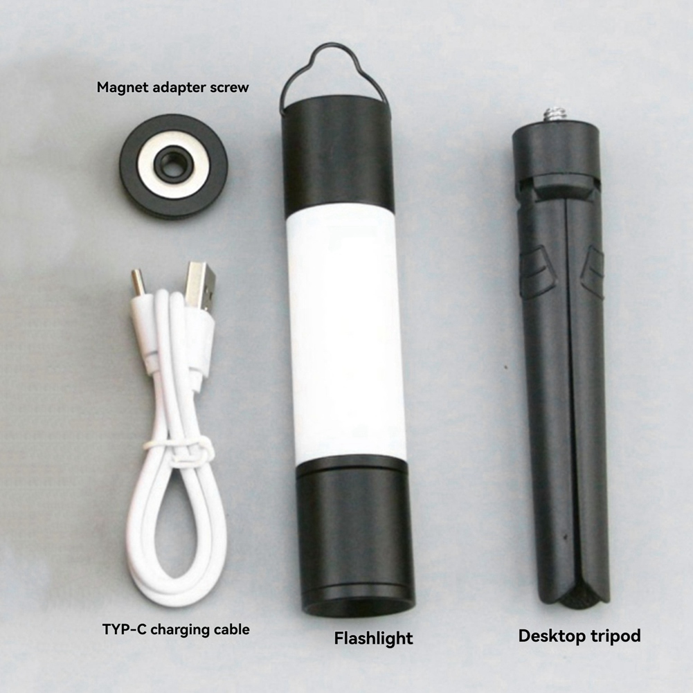 Outdoor Camping LED Telescopic Flashlight with Tripod Nuts Multifunctional1159 - Bild 6 von 13