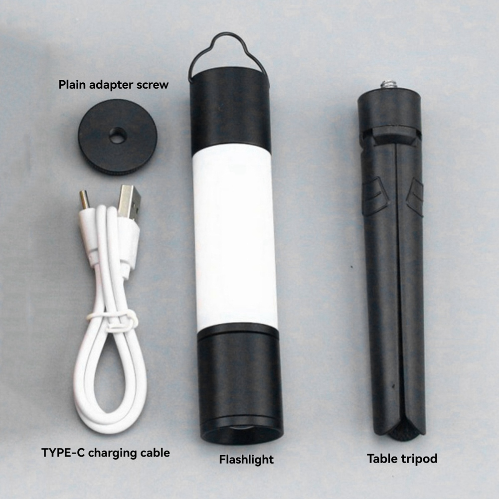 Outdoor Camping LED Telescopic Flashlight with Tripod Nuts Multifunctional1159 - Bild 12 von 13