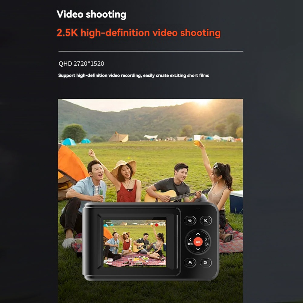 Kinder Mini Digitalkamera 2.5K HD 72MP Dual Screen High-Definition Pixel8117 - Bild 9 von 28