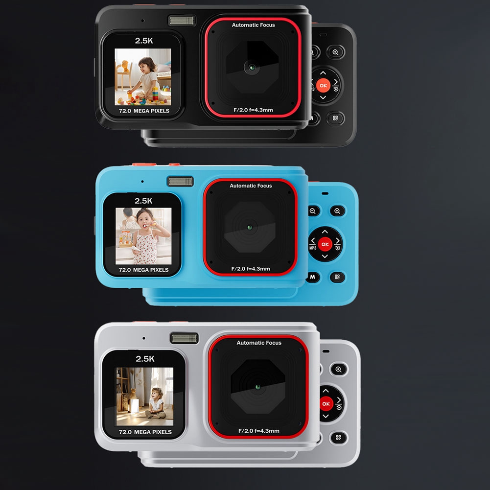 Kinder Mini Digitalkamera 2.5K HD 72MP Dual Screen High-Definition Pixel8117 - Bild 21 von 28