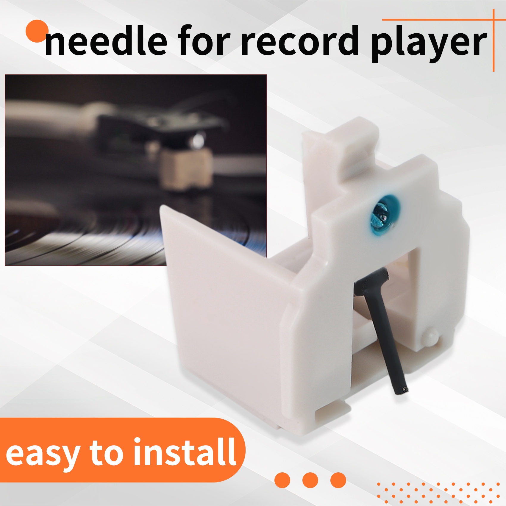 AT3600L Record Player Needles Replacement Stylus For Audio-Technica4937