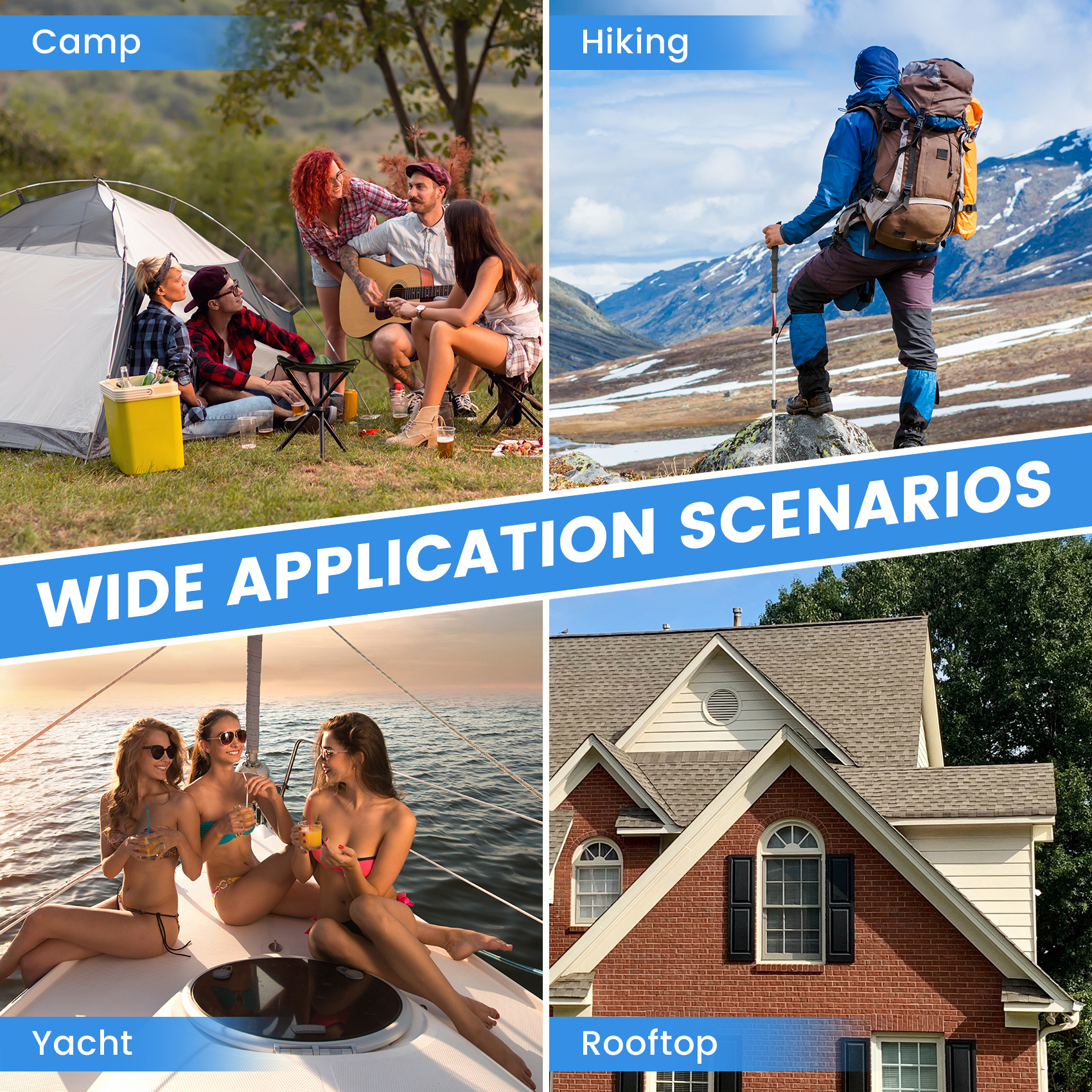 Waterproof Solar Panel Charger for Home Security Camera Solar Cells Powered2426