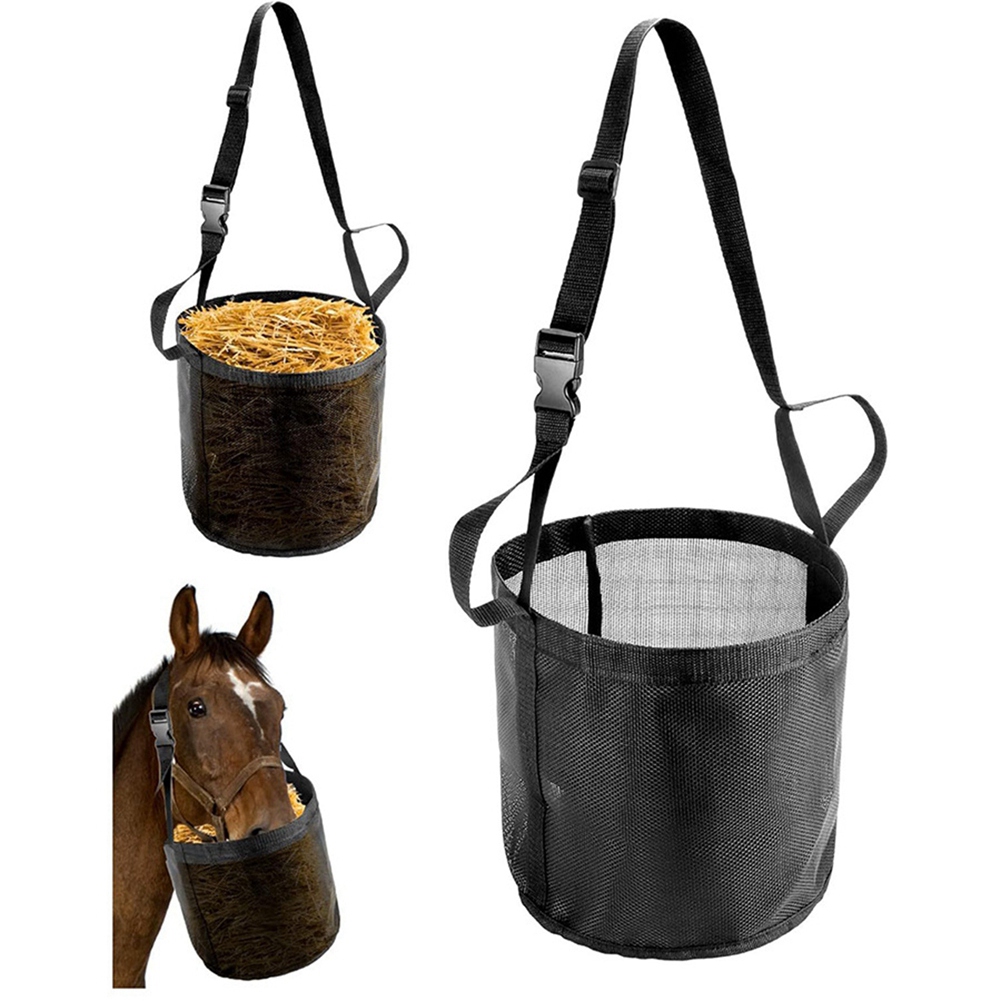 Sacco Porta Fieno Elastico Regolabile per Cavalli - Sacco Collo da Esterno Sac2775 - Foto 9 di 19