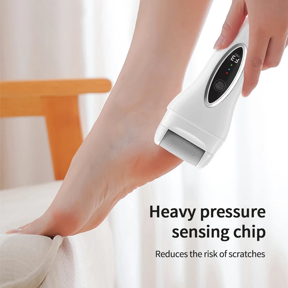 Electric Pedicure Foot File Rechargeable Foot Hard Dry Dead Cuticle Skin2455 - Foto 11 di 17