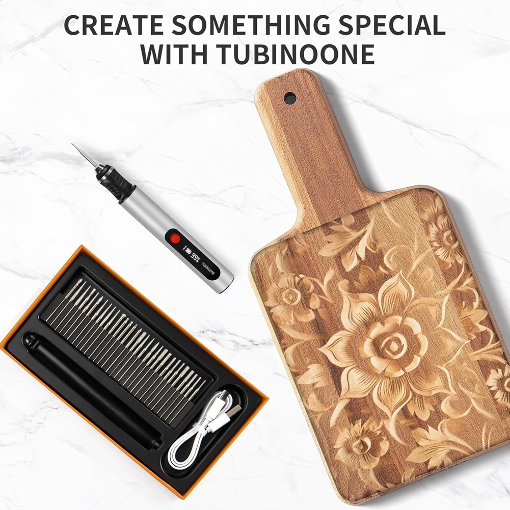 Gravierstift, für Künstler & Heimwerker - Gravieren 50+ Oberflächen - Anfänger6534 - Bild 11 von 13