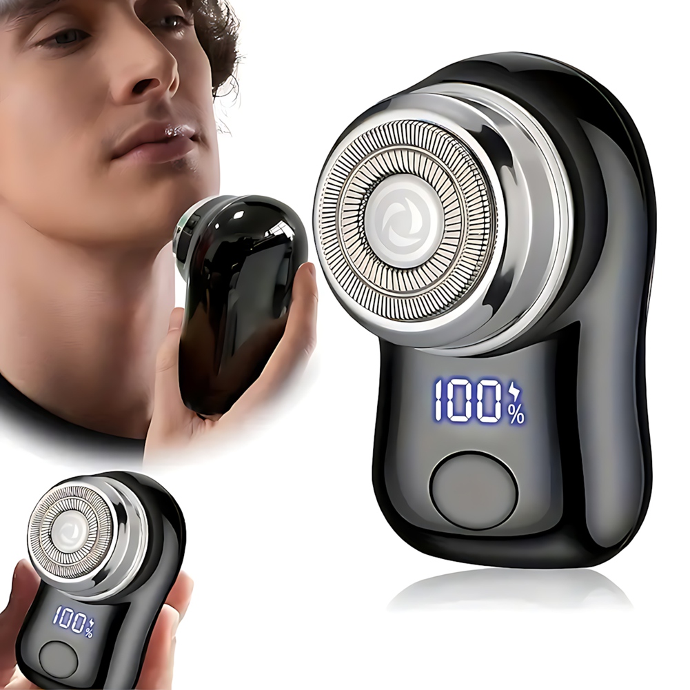 Herren Elektrischer Bartrasierer mit Digital Display, Edelstahl Spiralrasierer7688 - Bild 9 von 17