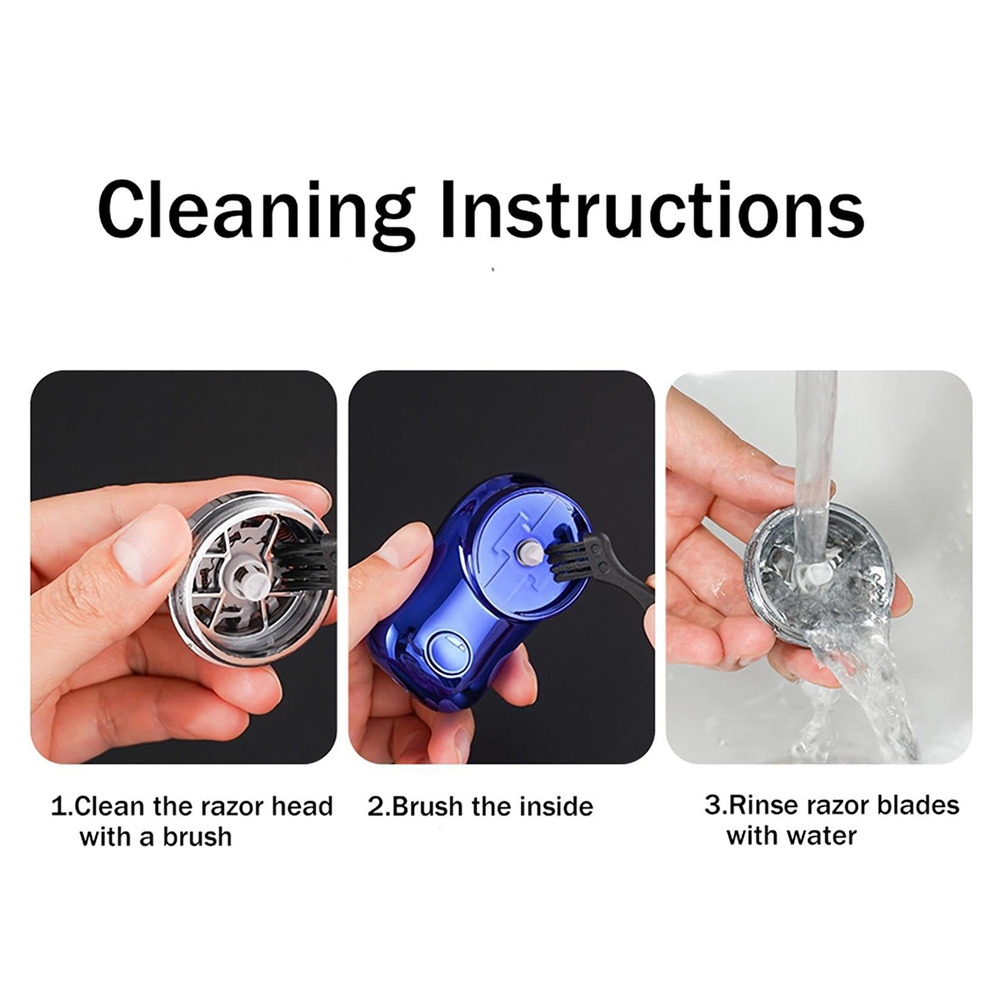 Herren Elektrischer Bartrasierer mit Digital Display, Edelstahl Spiralrasierer7688 - Bild 5 von 17