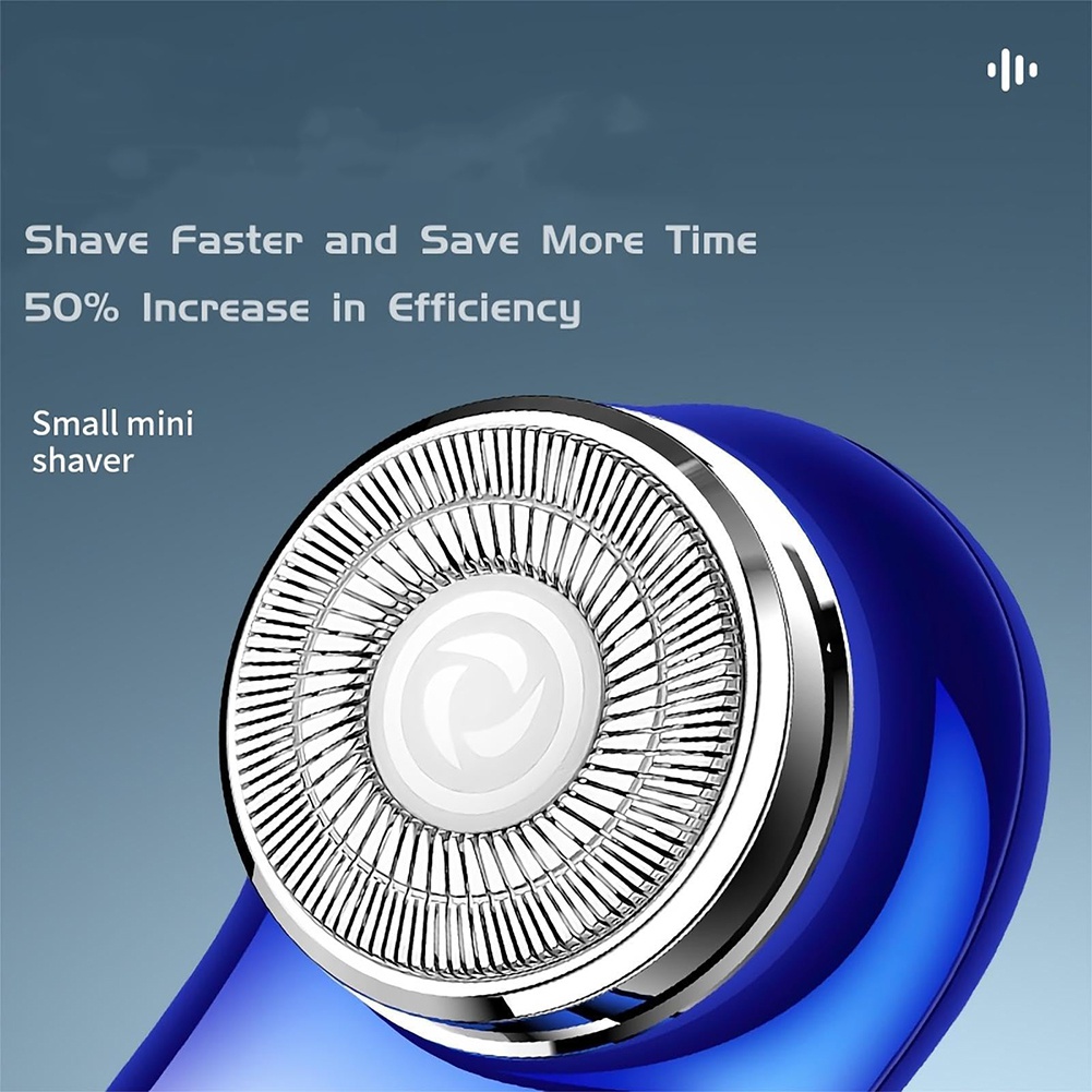 Herren Elektrischer Bartrasierer mit Digital Display, Edelstahl Spiralrasierer7688 - Bild 16 von 17