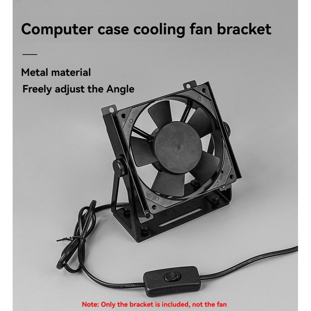 Multi-Purpose Fan Mount Stand PC Case External Cooling Fans Bracket for 1202144