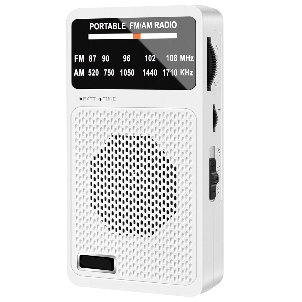 Radio AM FM Portátil, Radio de Bolsillo con Altavoz y Conector para Auriculares, Mini9389 - Imagen 10 de 17