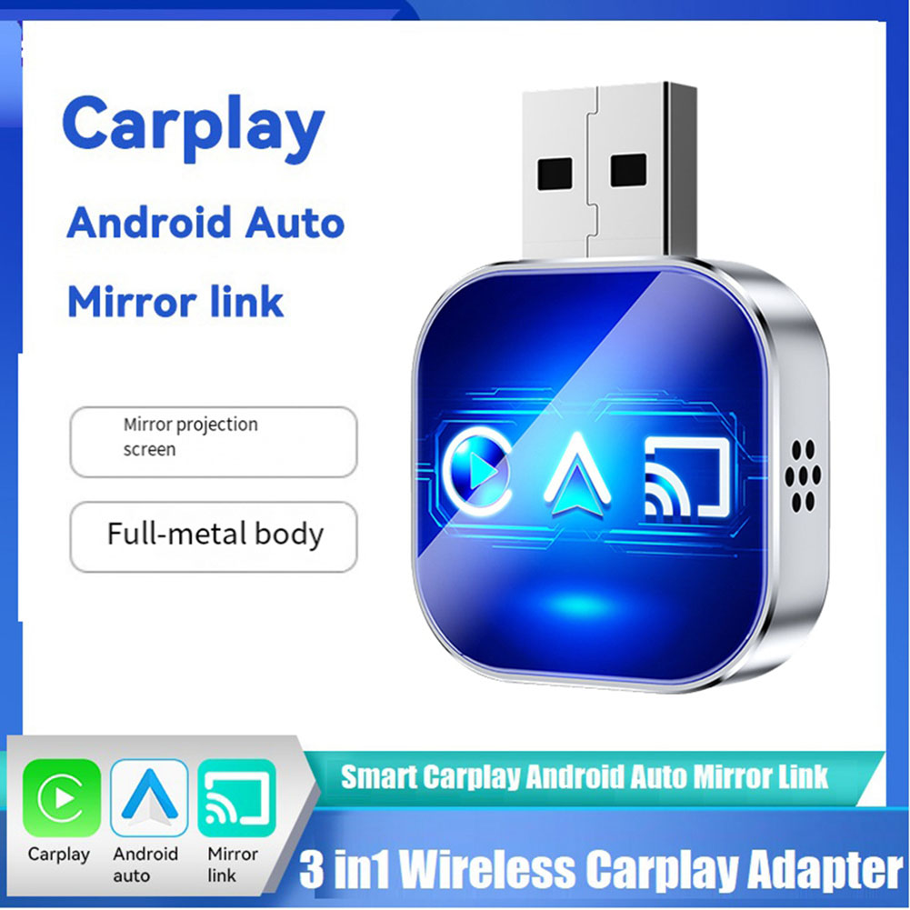 Adattatore Dongle USB Wireless Carplay Mirror Link Carplay Android Auto2941 - Foto 14 di 15