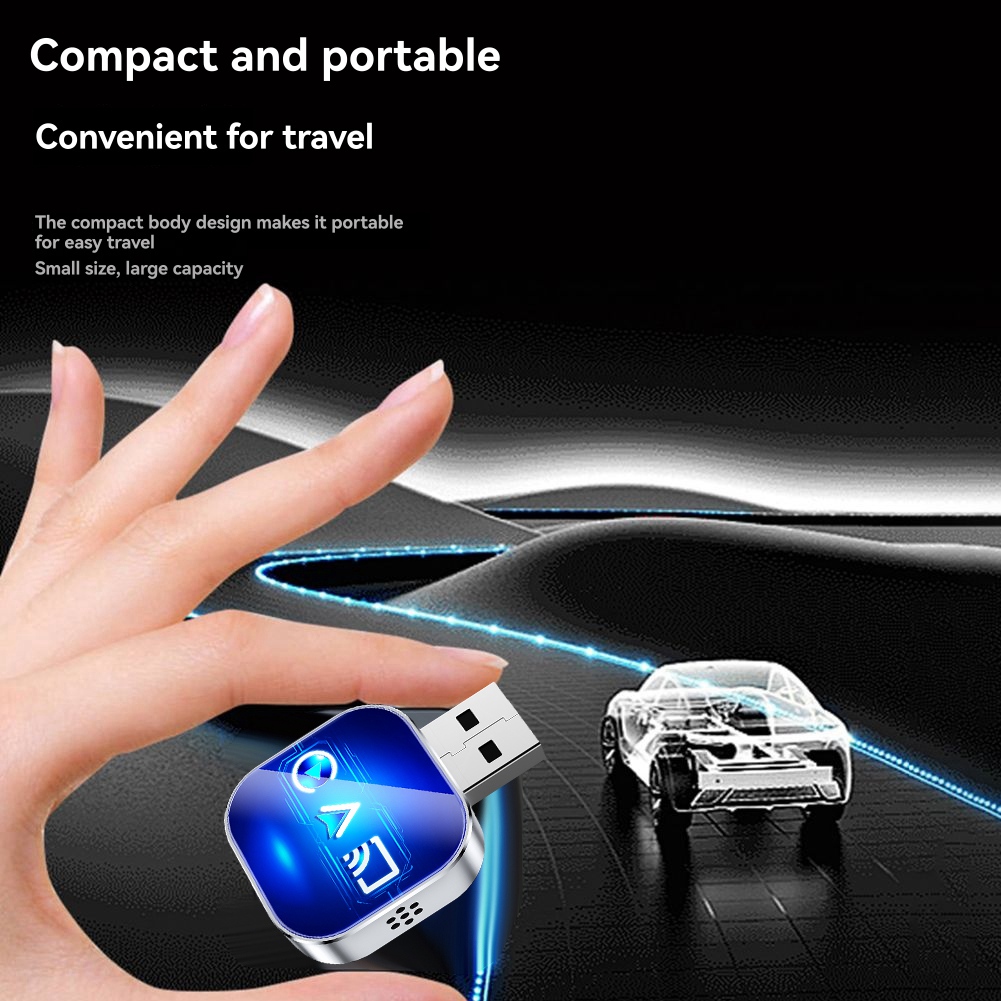 Adattatore Dongle USB Wireless Carplay Mirror Link Carplay Android Auto2941 - Foto 15 di 15