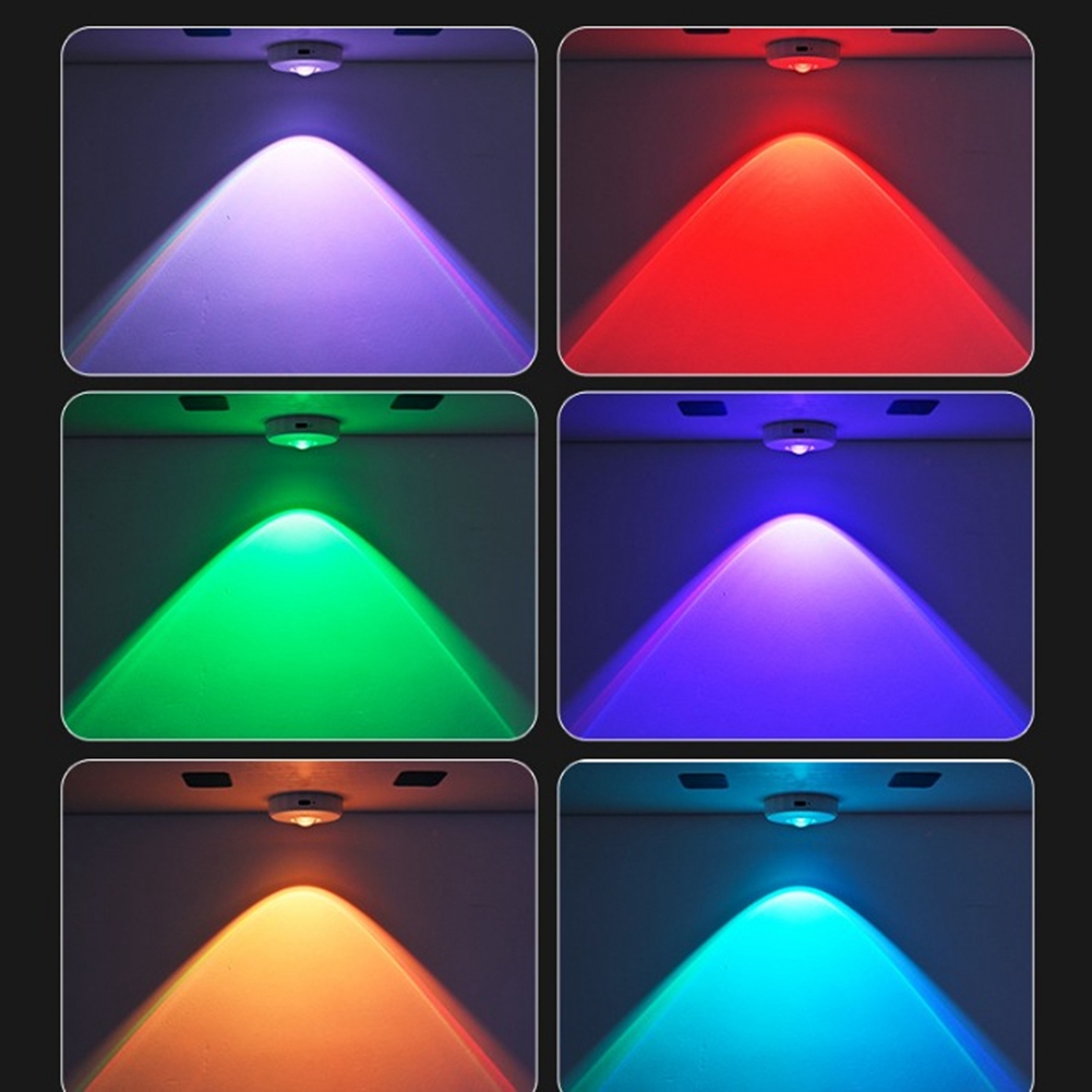 Luces de disco LED RGB regulables debajo del gabinete iluminación con control remoto inalámbrico7633 - Imagen 4 de 21