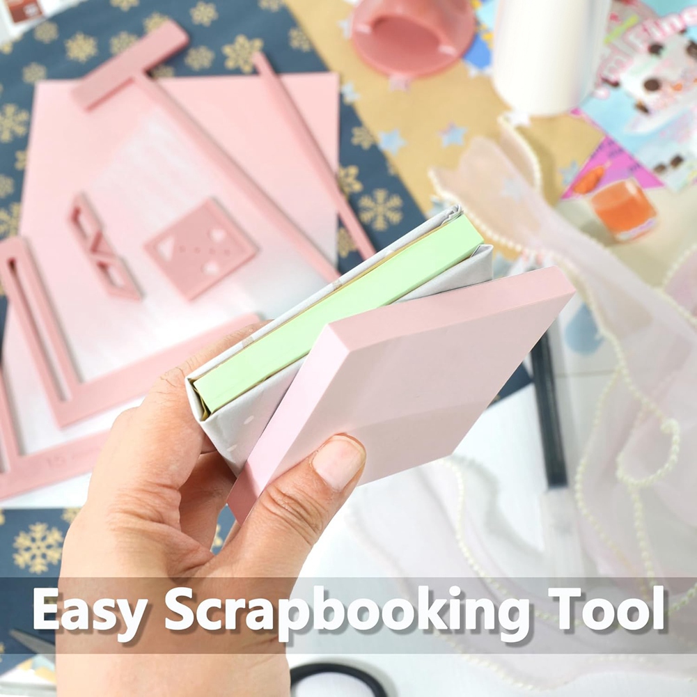 6Pcs Bookbinding Easy Scrapbooking Tool for , Great Stencils and9046