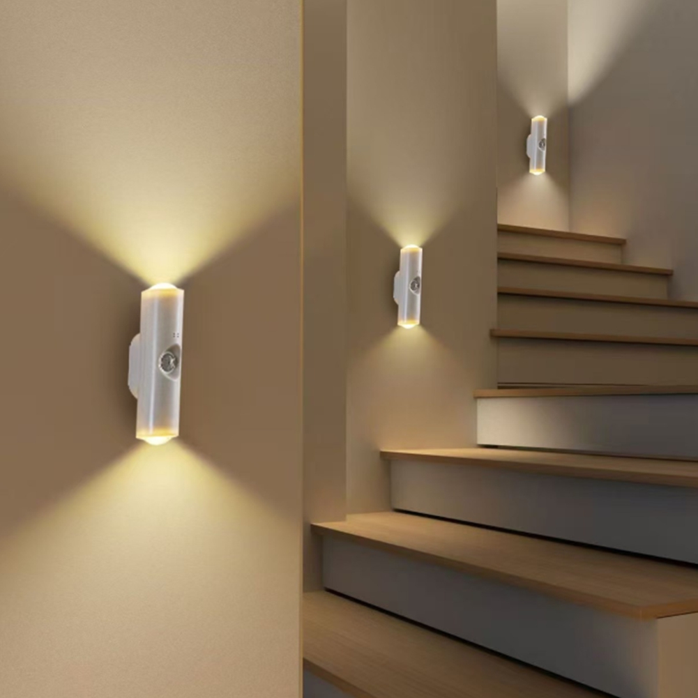 2 Stück LED Schrankleuchten mit Bewegungsmelder Wiederaufladbare Ambiente Wand Lampe6446 - Bild 17 von 21