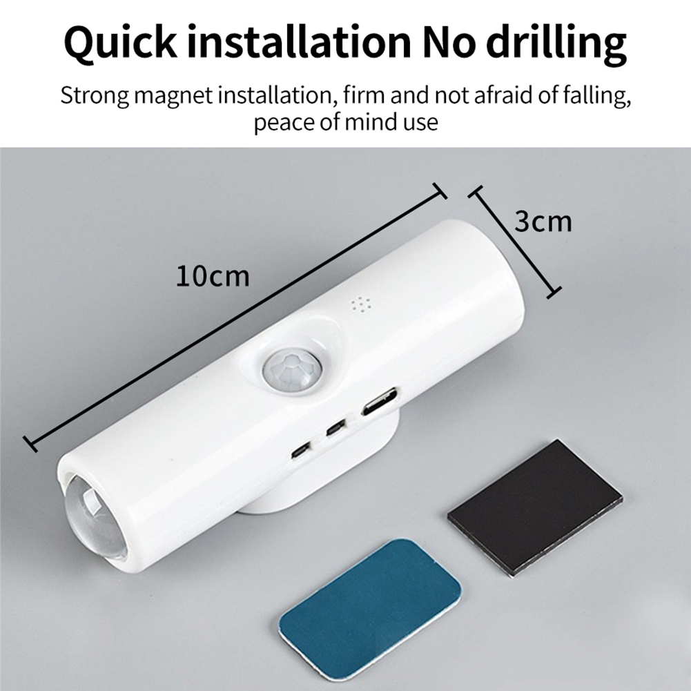 2 Stück LED Schrankleuchten mit Bewegungsmelder Wiederaufladbare Ambiente Wand Lampe6446 - Bild 19 von 21