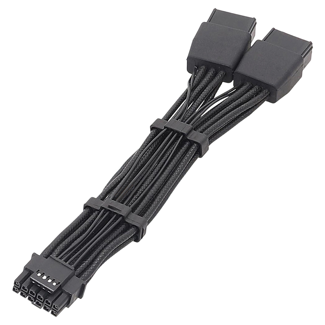 2x8pin PCI-E to 16Pin (12+4) PCI-E 16AWG Connector 90-Degree Elbow5354